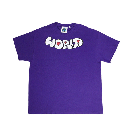 ⁠Oversized Purple T-shirt with Logo