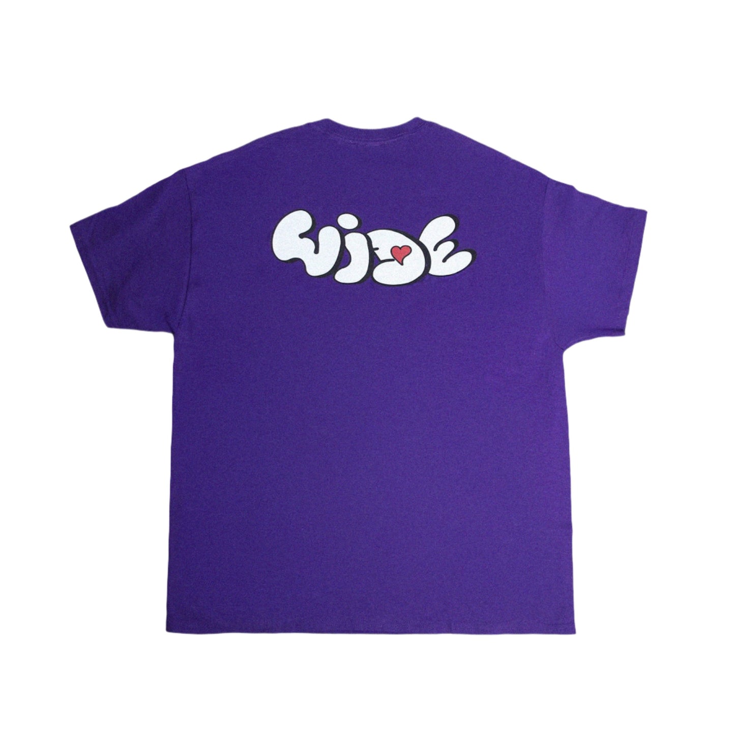 ⁠Oversized Purple T-shirt with Logo